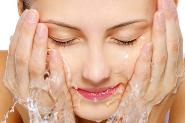 Water treatments in skin